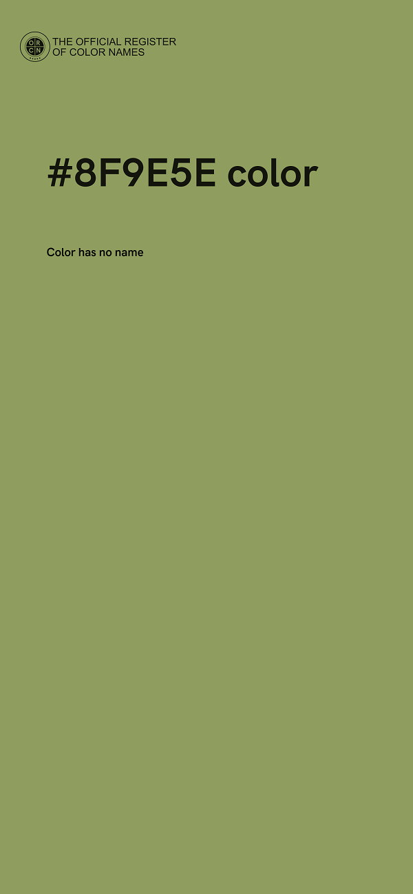 #8F9E5E color image