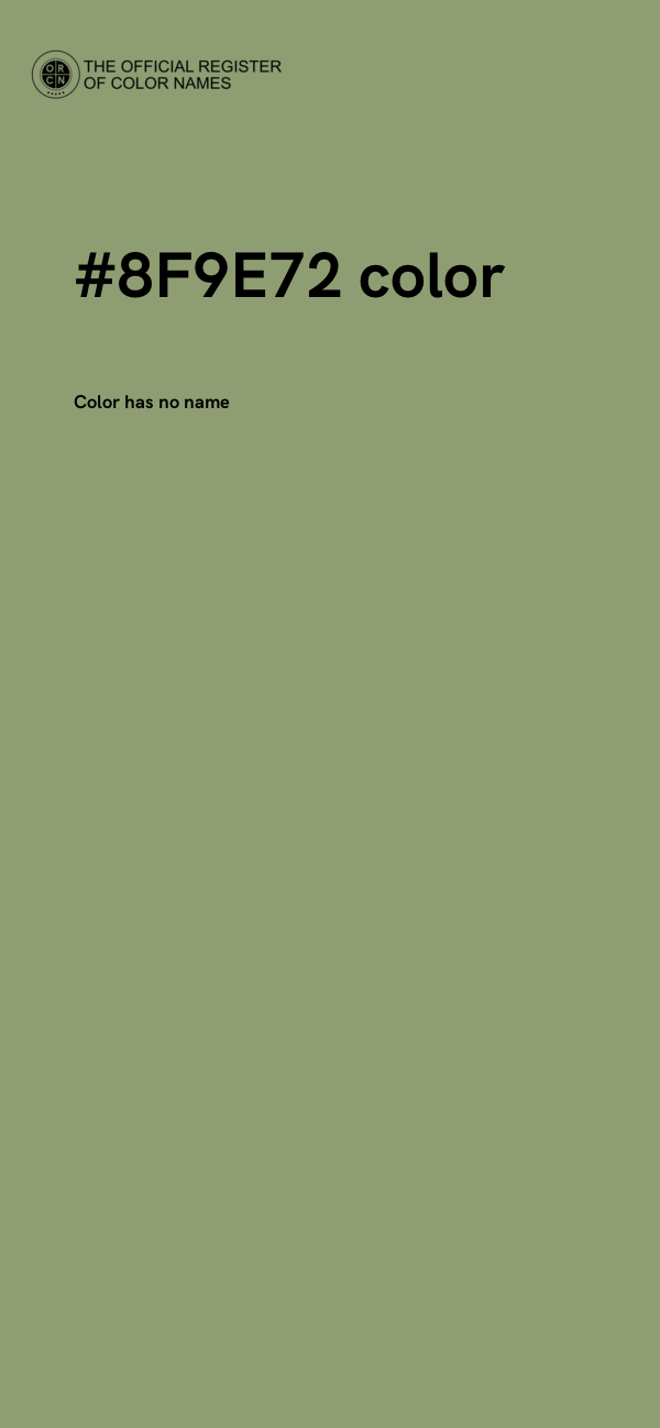 #8F9E72 color image