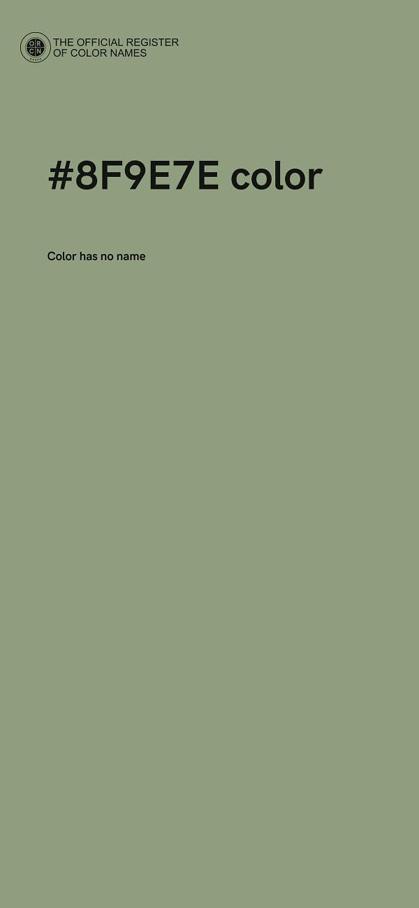 #8F9E7E color image
