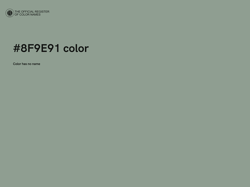 #8F9E91 color image