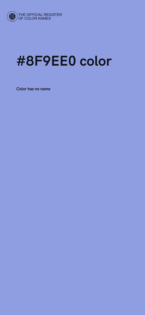 #8F9EE0 color image