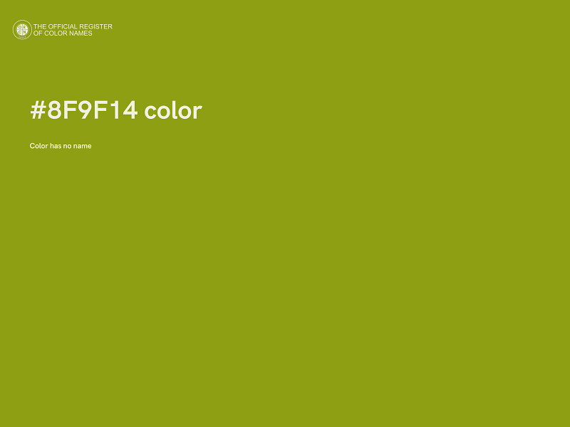 #8F9F14 color image