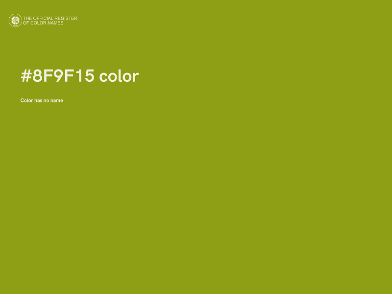#8F9F15 color image