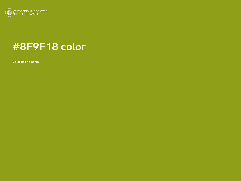 #8F9F18 color image