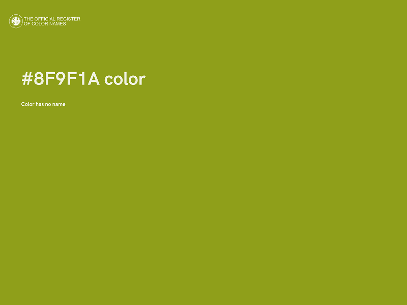#8F9F1A color image