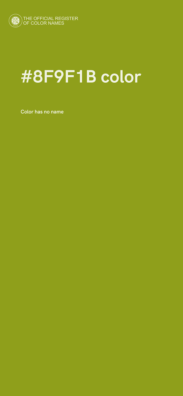 #8F9F1B color image