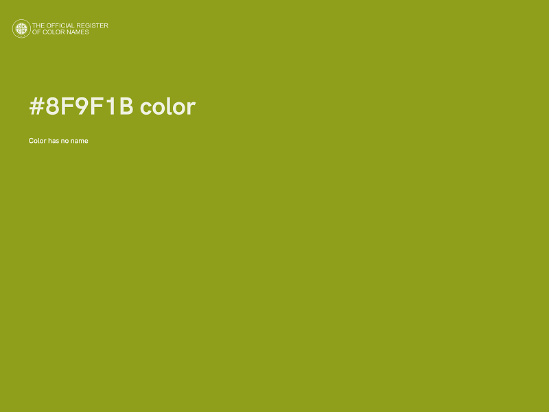 #8F9F1B color image