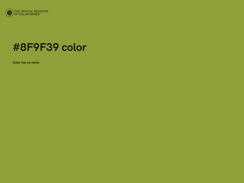 #8F9F39 color image