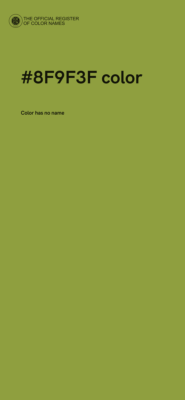 #8F9F3F color image