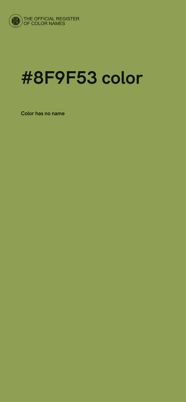 #8F9F53 color image