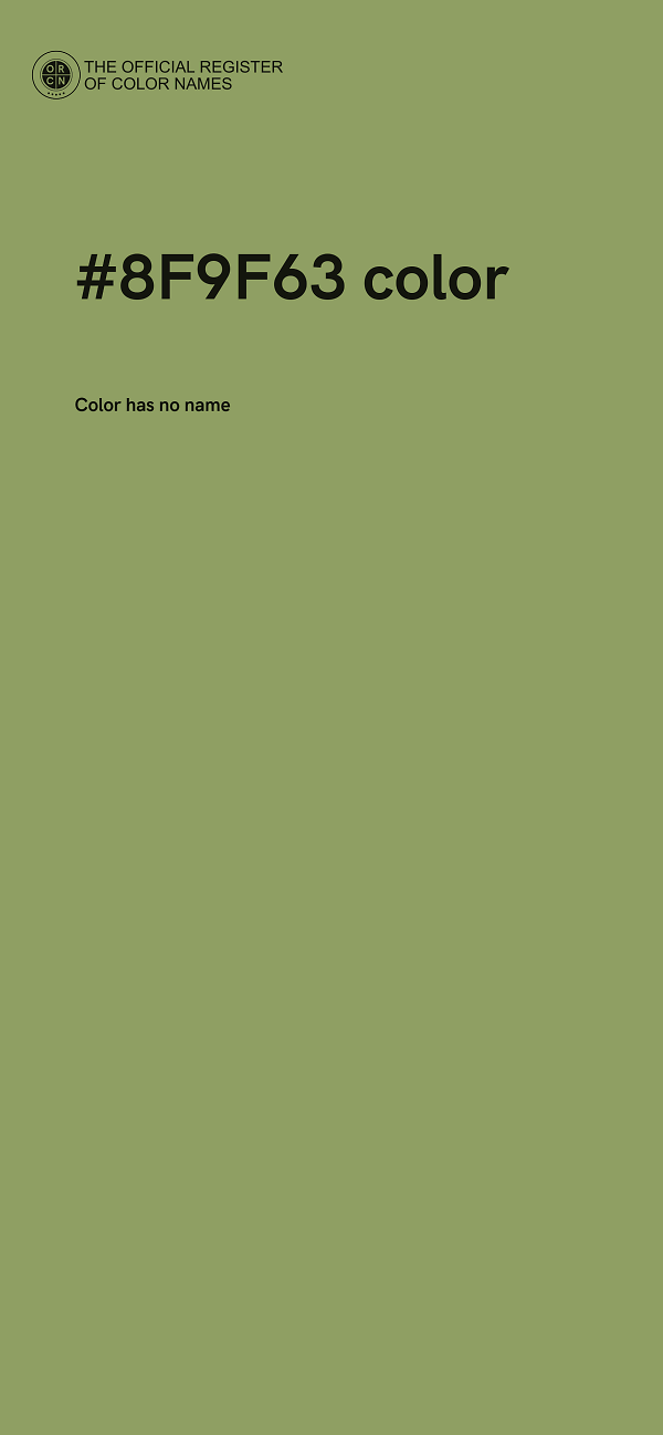 #8F9F63 color image