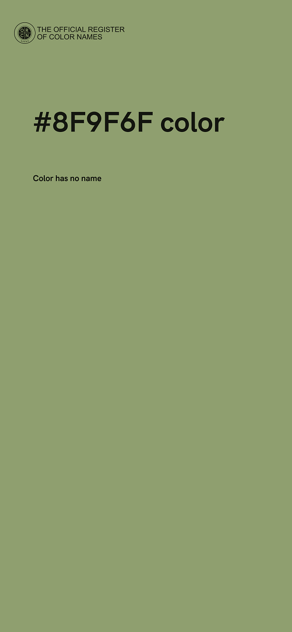 #8F9F6F color image
