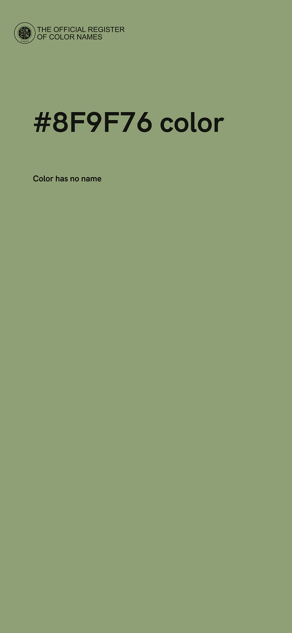 #8F9F76 color image