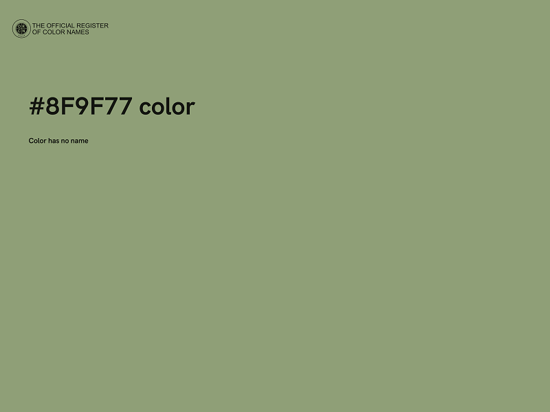 #8F9F77 color image