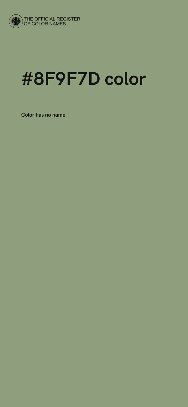 #8F9F7D color image