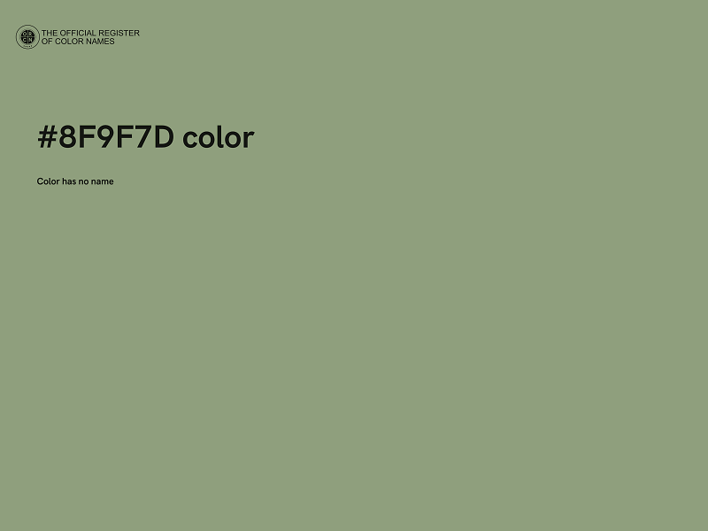 #8F9F7D color image