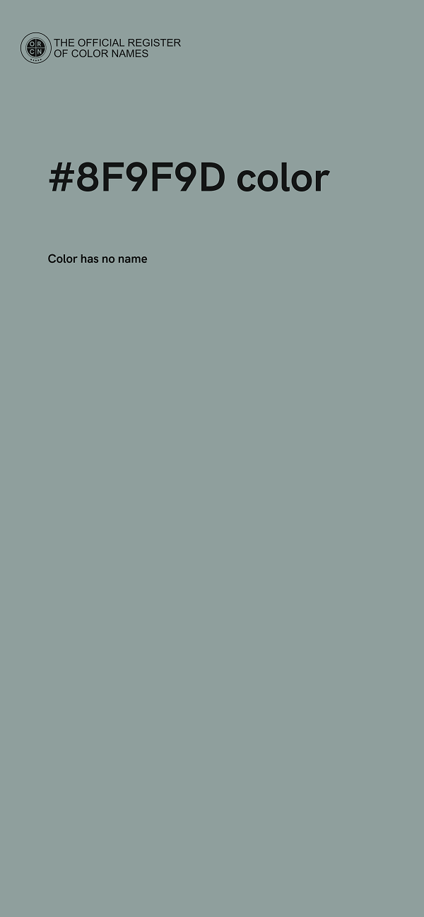 #8F9F9D color image