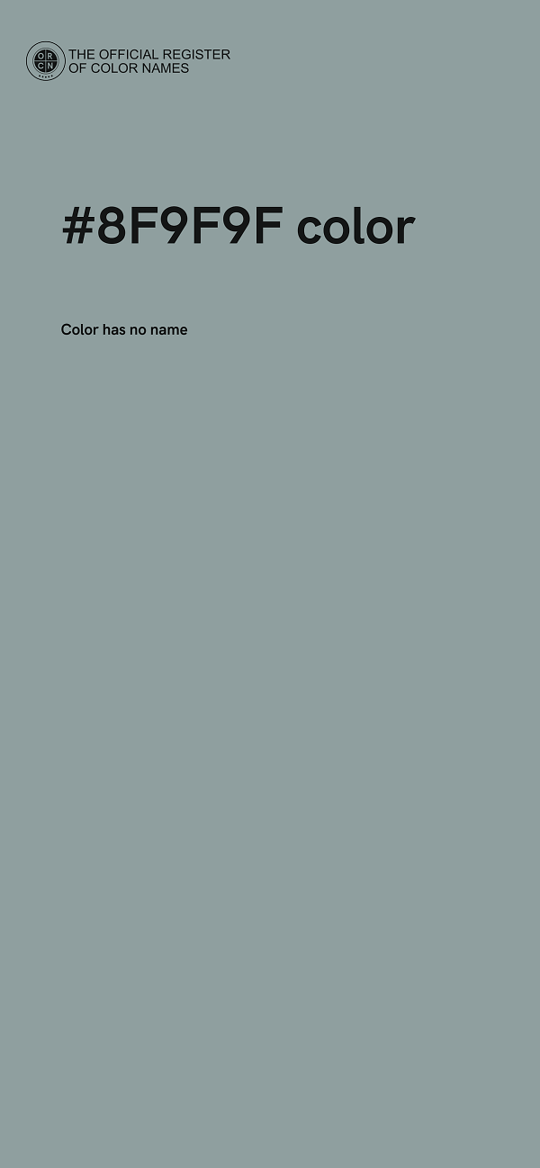 #8F9F9F color image