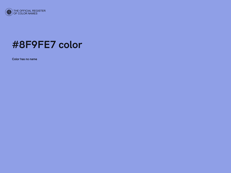 #8F9FE7 color image