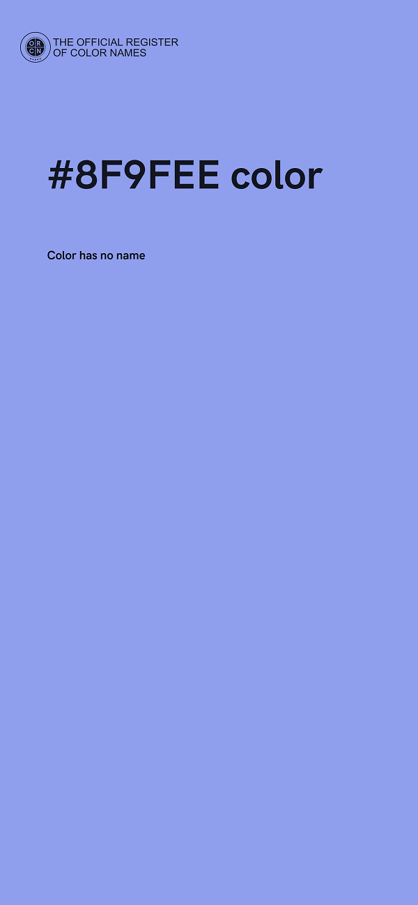 #8F9FEE color image