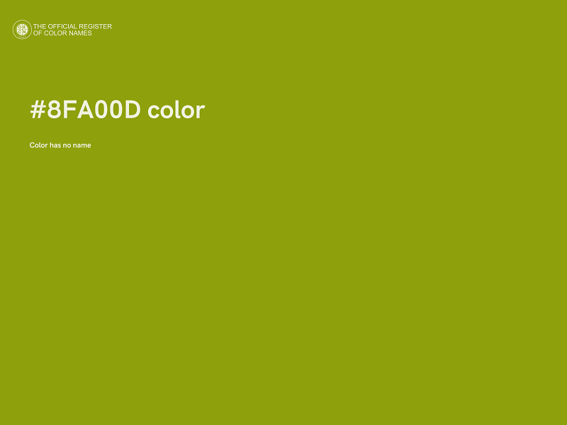 #8FA00D color image