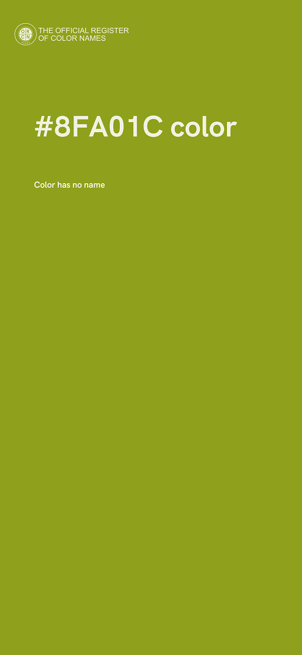 #8FA01C color image