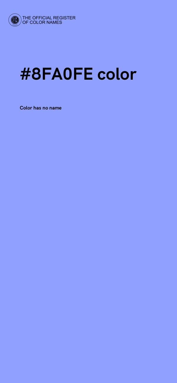 #8FA0FE color image