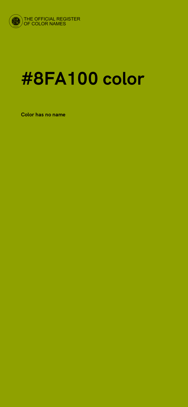 #8FA100 color image