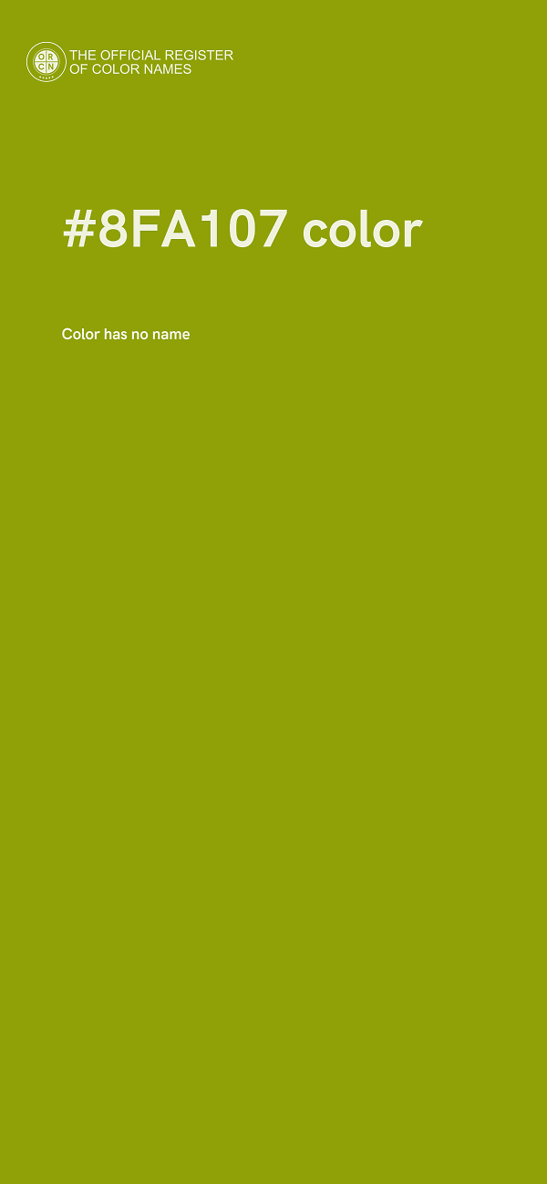 #8FA107 color image