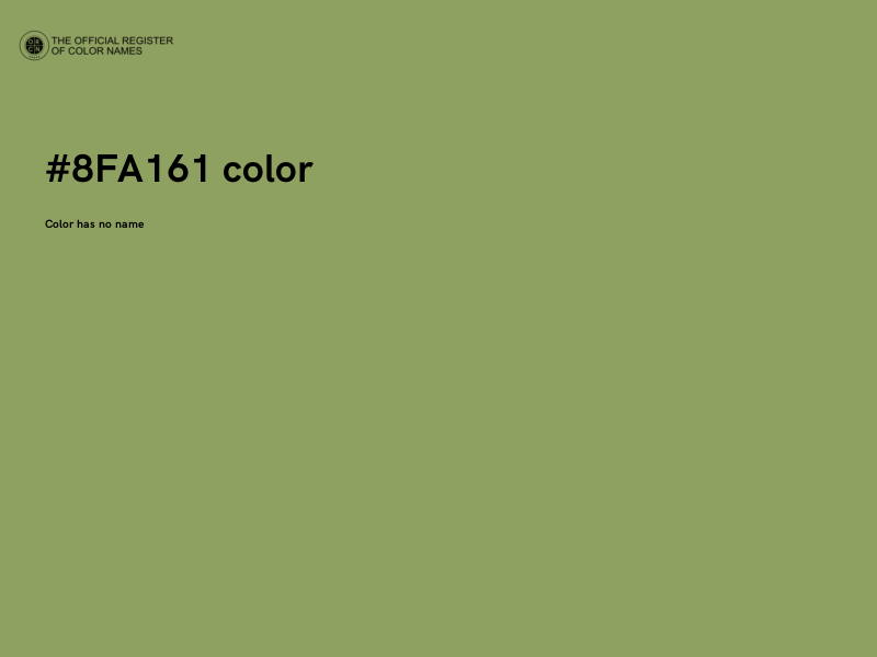 #8FA161 color image