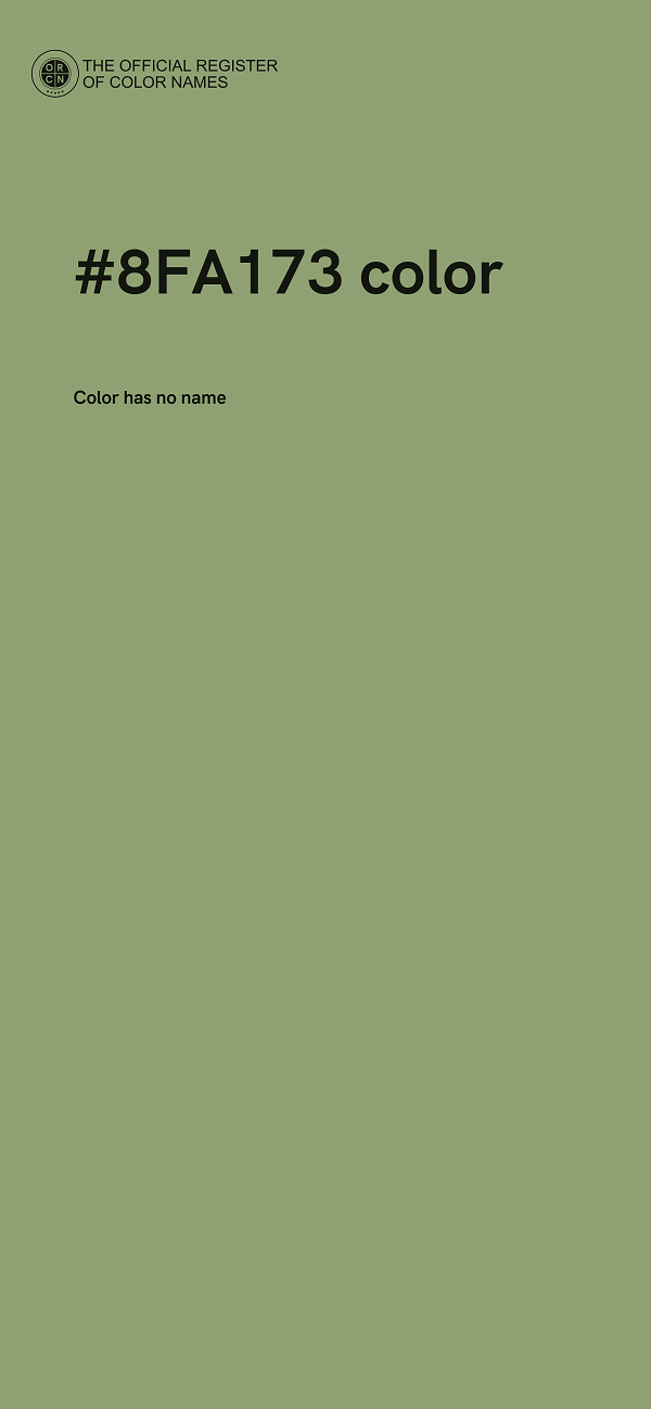 #8FA173 color image