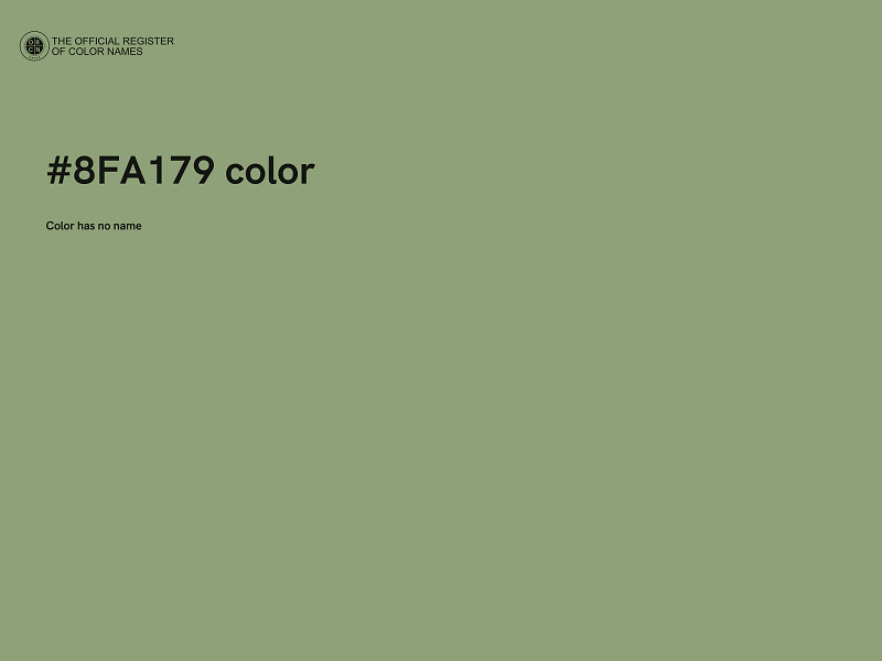 #8FA179 color image