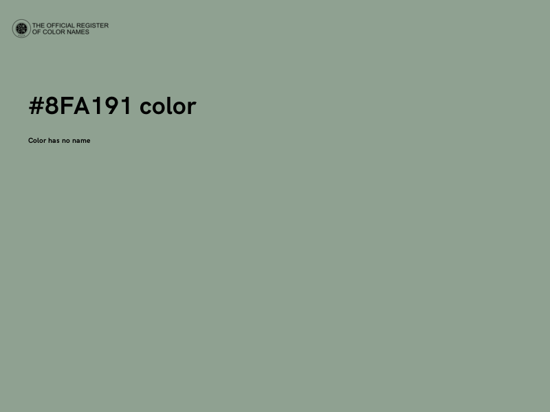 #8FA191 color image