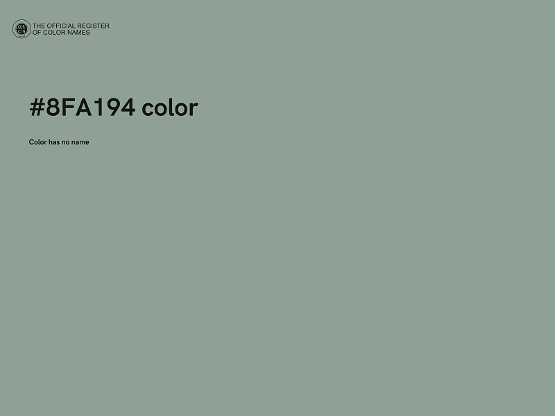 #8FA194 color image