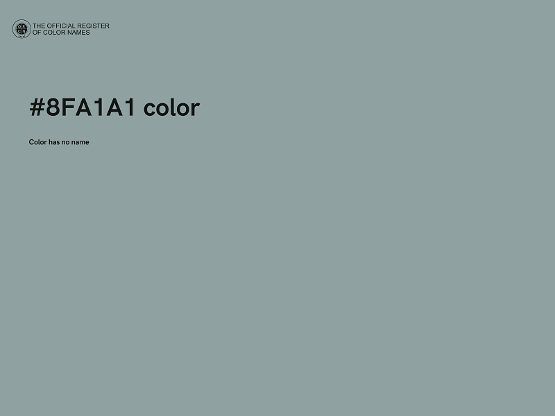 #8FA1A1 color image