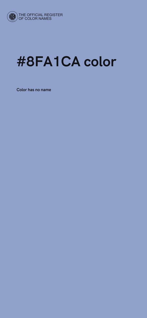 #8FA1CA color image