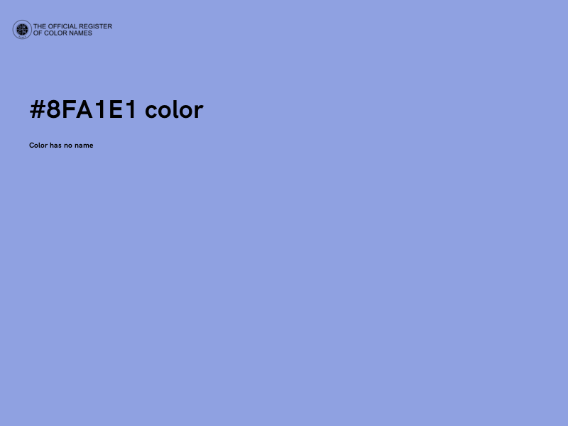 #8FA1E1 color image