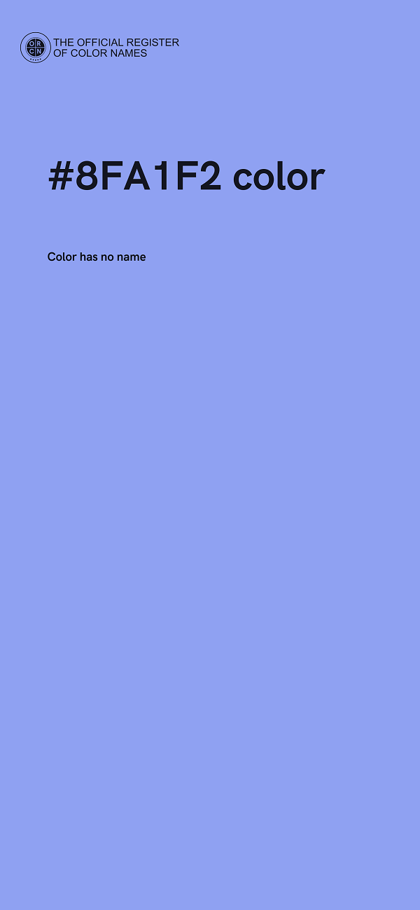 #8FA1F2 color image