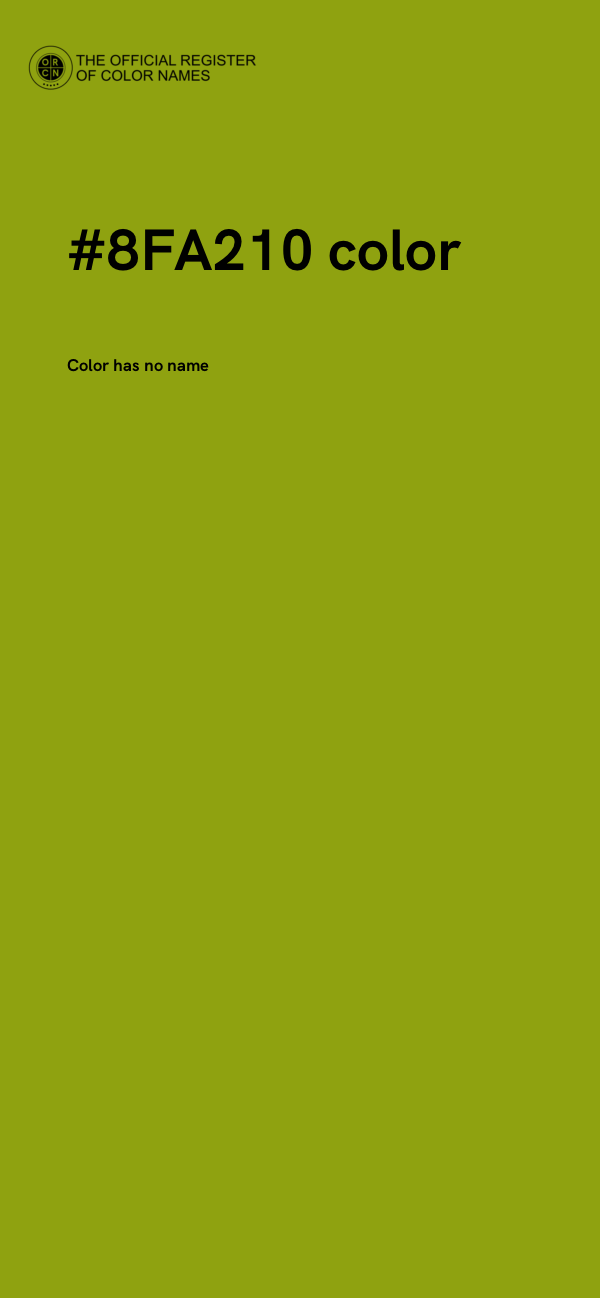 #8FA210 color image