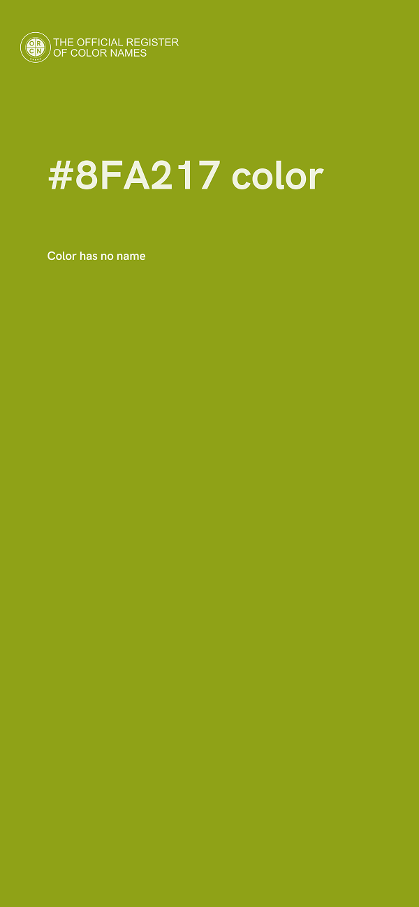 #8FA217 color image