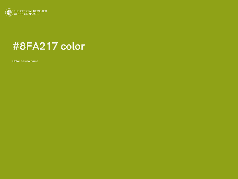 #8FA217 color image