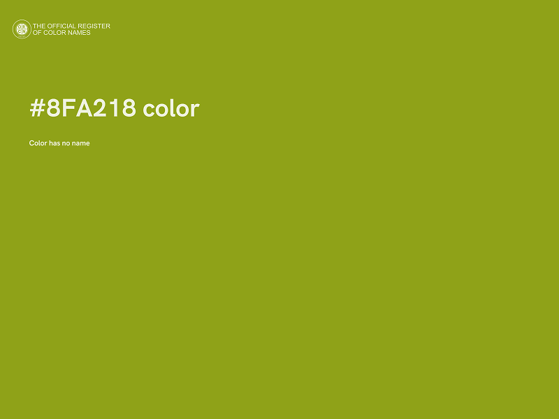 #8FA218 color image