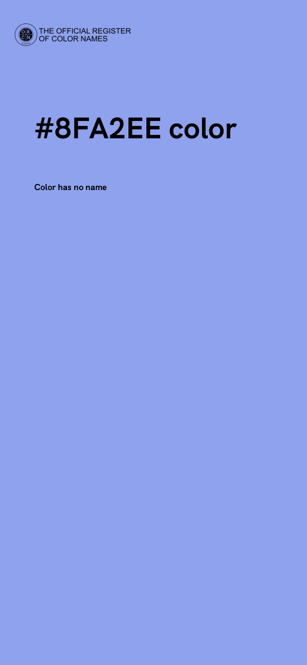 #8FA2EE color image