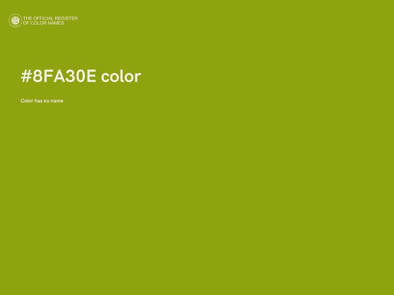 #8FA30E color image