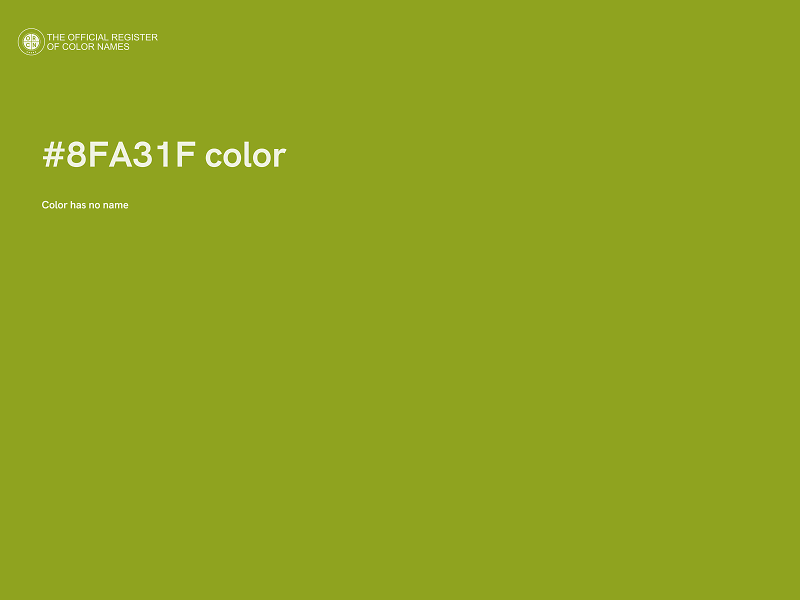 #8FA31F color image