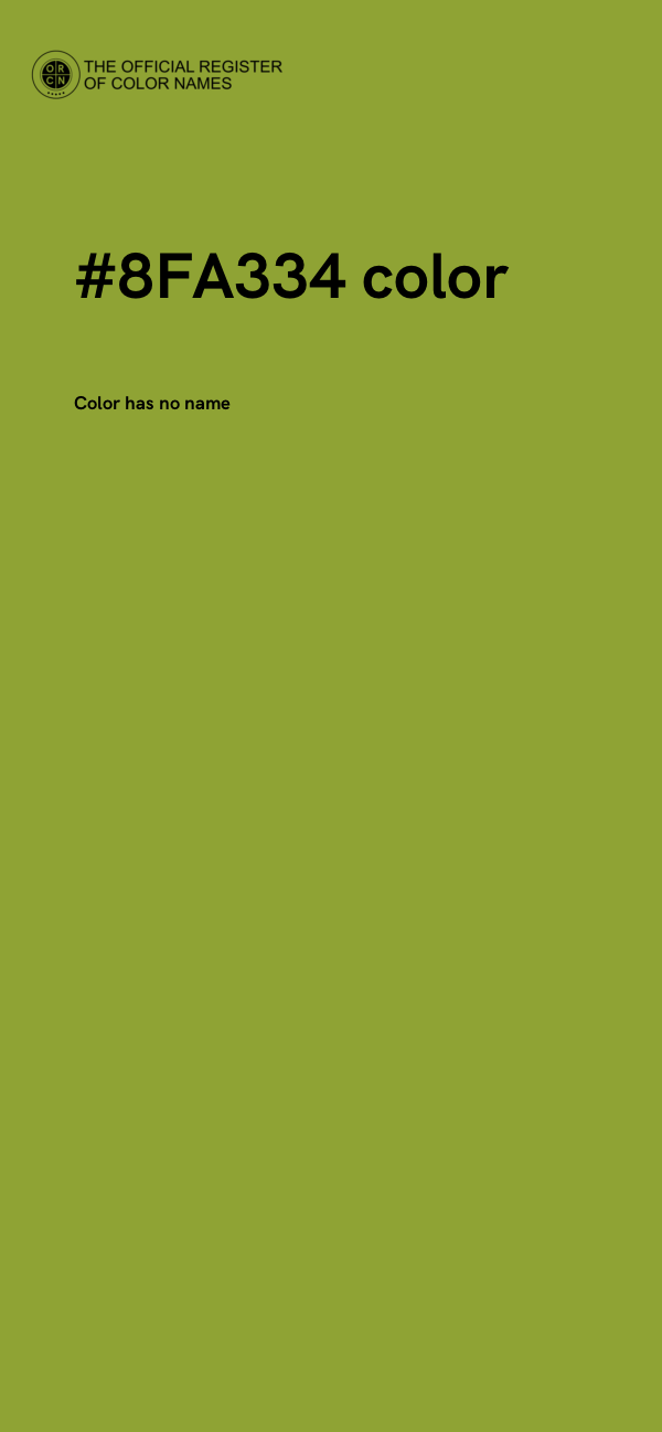 #8FA334 color image
