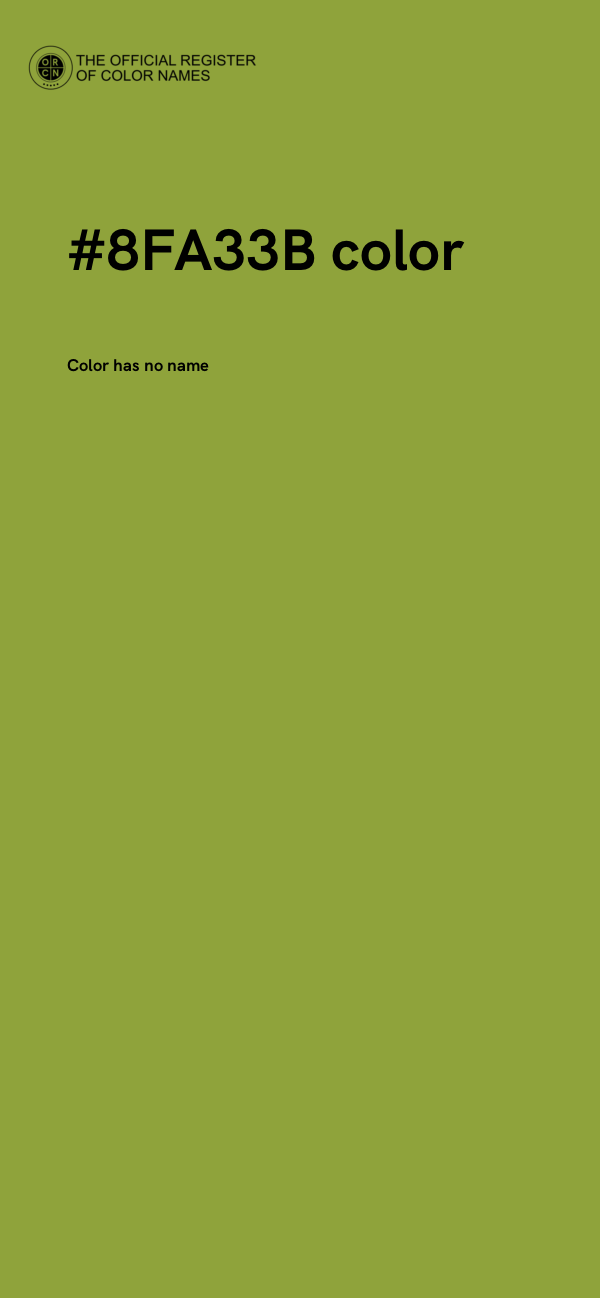 #8FA33B color image