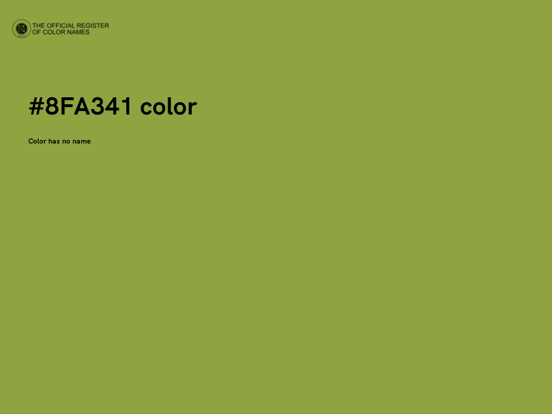 #8FA341 color image