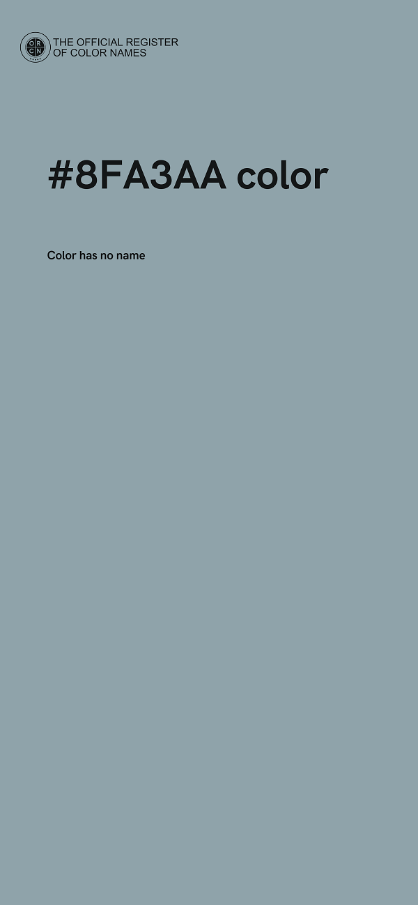 #8FA3AA color image