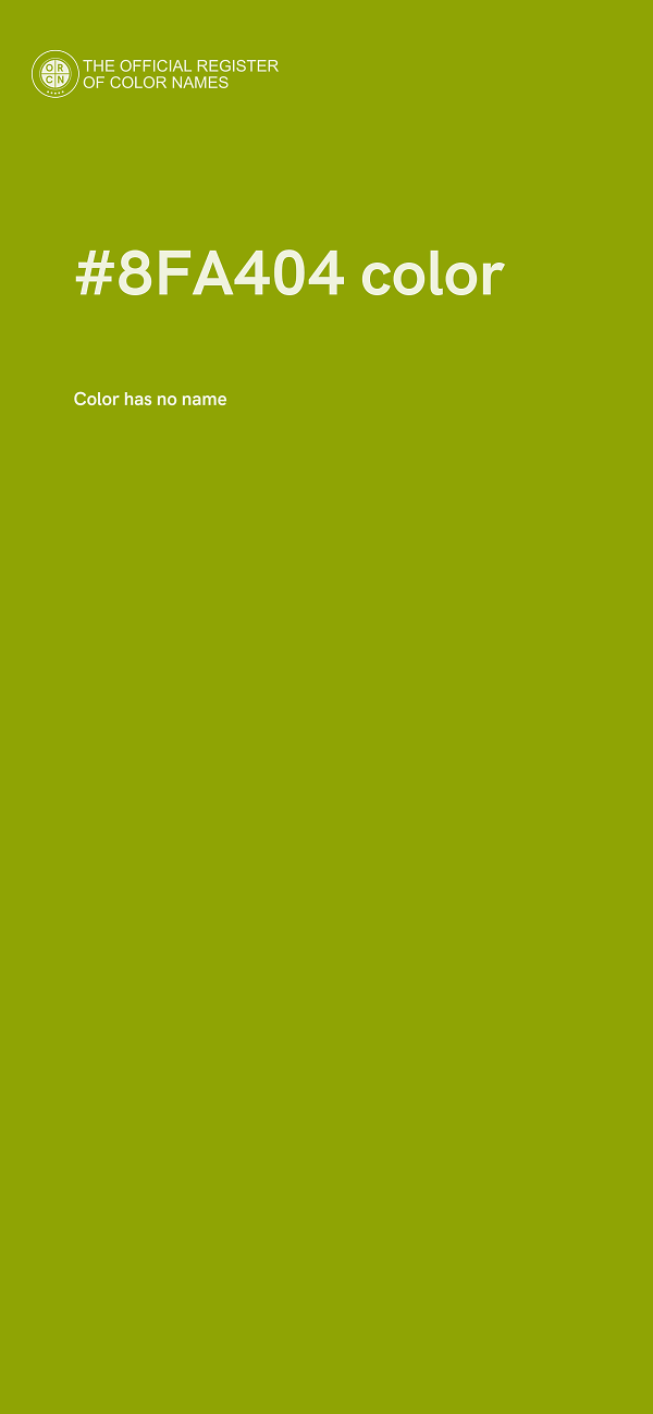 #8FA404 color image